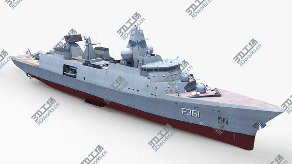 images/goods_img/20210312/Iver Huitfeldt Frigate and MH-60 Seahawk 3D model/3.jpg